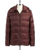 Michael Kors Hooded Down Jacket - Lyst