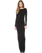 Gareth Pugh Jersey Gown Black - Lyst