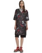 Suno Wide Sleeve V Neck Coat - Lyst