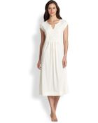 Cottonista Smocked Long Gown - Lyst