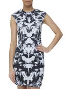 McQ by Alexander McQueen Hummingbird Mini Dress - Lyst
