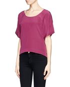 Elizabeth And James 'Gale' Silk Crepe Top - Lyst