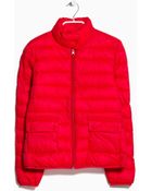 Mango Foldable Feather Down Jacket - Lyst