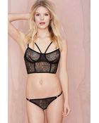Nasty Gal Lonely Blair Longline Lace Bra - Lyst