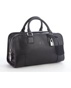 Loewe Black Leather Mini Top Handle Bag - Lyst
