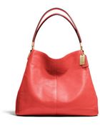 Coach Madison Small Phoebe Shoulder Bag in Leather - Lyst