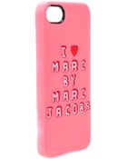 Marc By Marc Jacobs I Heart Marc Iphone 5 Case - Lyst