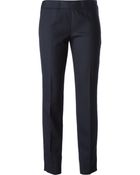 Tory Burch Flat Front Trousers - Lyst