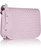 Bottega Veneta Intrecciato Leather Shoulder Bag - Lyst