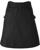 Love Moschino Bow Skirt - Lyst
