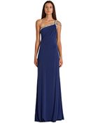 Js Boutique Embellished Oneshoulder Gown - Lyst