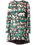 Marni Flower Print Dress - Lyst