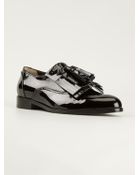 Lanvin Patent Tassel Loafers - Lyst