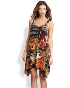 Jean Paul Gaultier Foto Print Tank Dress - Lyst