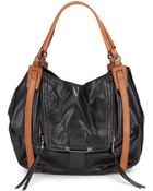 Kooba Jonnie Bicolored Leather Shoulder Bag - Lyst