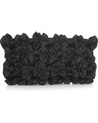 Miu Miu Bow-embellished Satin Clutch - Lyst