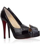 Christian Louboutin Peniche 140 Patent-leather Pumps - Lyst