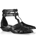 Alexander Wang Jac Leather T-strap Sandals - Lyst