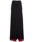 Ann Demeulemeester Full Length Skirt - Lyst