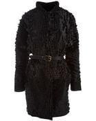Preen By Thornton Bregazzi Lazer Cut Crocodile Style Coat - Lyst