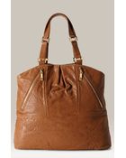 Tory Burch Steffi Zip Pocket Tote - Lyst