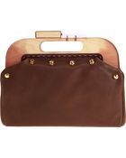 Fendi Skin Clutch - Lyst