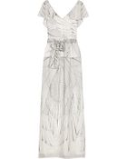 Alice By Temperley Long Lark Printed Silk-chiffon Dress - Lyst