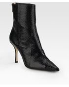 Jimmy Choo Kirsten Elaphe Ankle Boots - Lyst