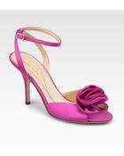 Kate Spade Satin Sandals - Lyst