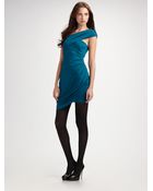 Laila Azhar Asymmetrical Silk Dress - Lyst