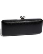 Tasha Snake Embossed Metal Box Clutch - Lyst
