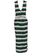 Marni Long Dress with Wave Print - Lyst