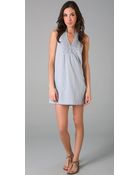 Free People Eyelet Shift Dress - Lyst