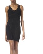 Hervé Léger Engineered Ottoman Dress in Black - Lyst