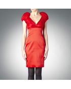 Ted Baker Puff Sleeve Dress - Lyst