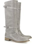 Belstaff Shannon Buckled Leather Boots - Lyst