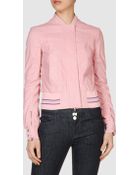 Patrizia Pepe Leather Outerwear - Lyst