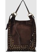Via Repubblica Large Leather Bag - Lyst