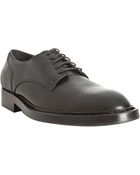 Dolce & Gabbana Black Leather Lace Up Oxfords - Lyst