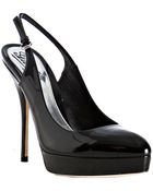 Gucci Black Patent Leather Platform Pumps - Lyst