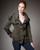 Moncler Nylon Drawstring Jacket - Lyst