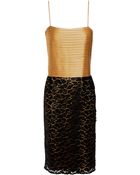 Ruffian Embellished Crepe Silk-satin Dress - Lyst