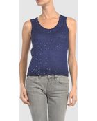 Yves Saint Laurent Rive Gauche Top - Lyst