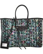 Balenciaga Papier Cannage Imprime Tote - Lyst
