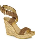Stuart Weitzman Alex - Swamp Wedge Espadrille - Lyst