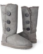 Ugg Bailey Button Triple Boots Grey - Lyst