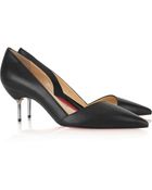 Christian Louboutin Newton 70 Cutout Leather Pumps - Lyst