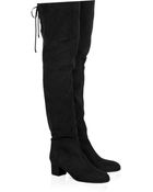 Calvin Klein Fabian Over-the-knee Suede Boots - Lyst