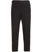 Helmut Lang Leather Waistband Trousers - Lyst