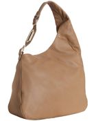Jimmy Choo Nude Calfskin Thelma Hobo - Lyst
